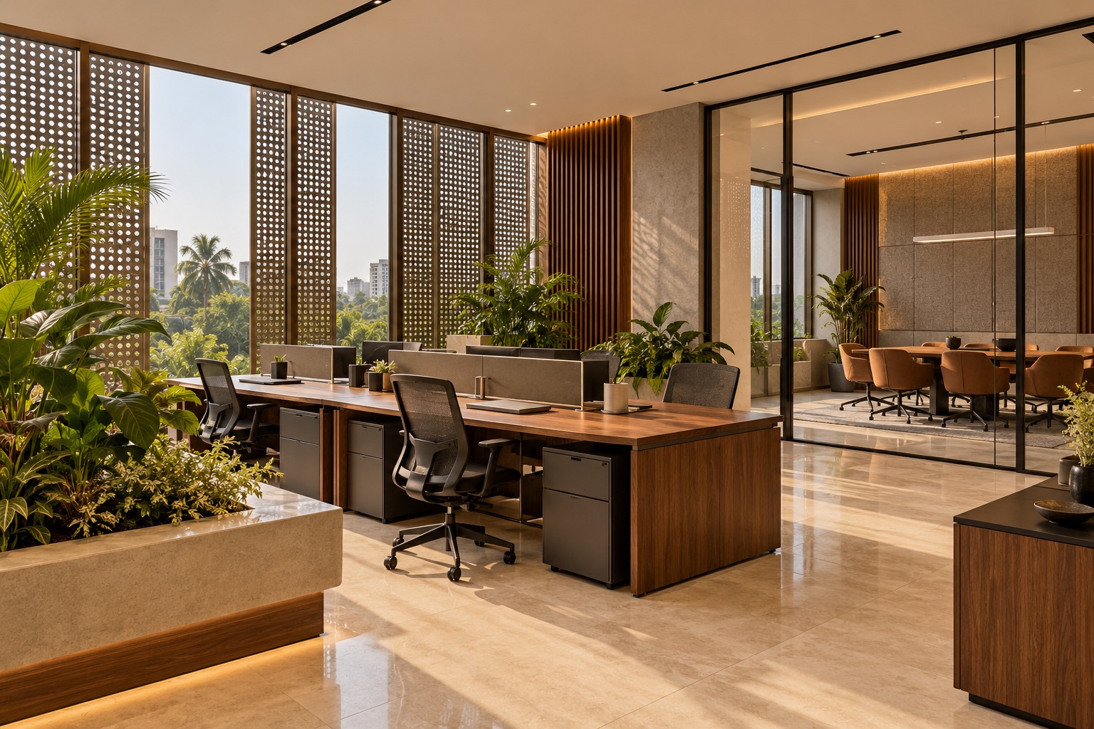 Yaba Exchange — AI-generated interior concept